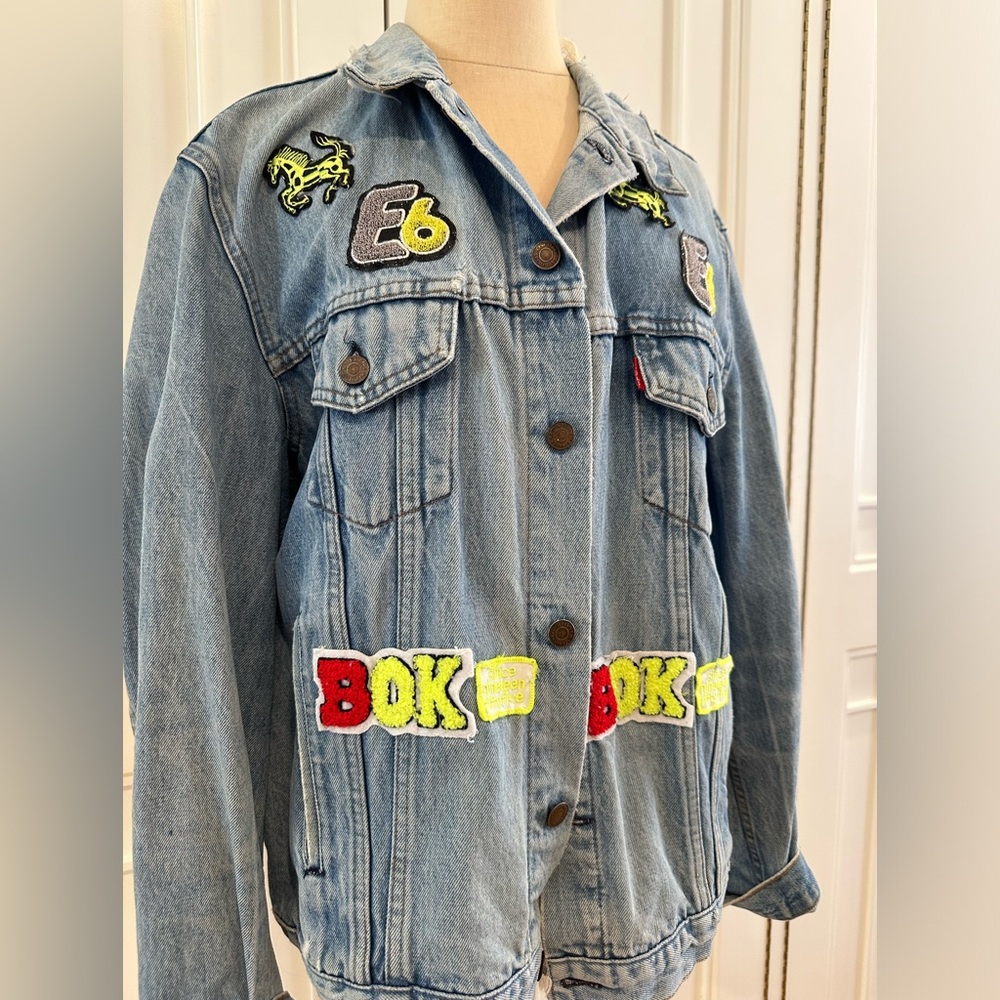 Vintage Custom LEVI Jean Jacket, Size M
